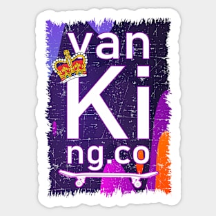 van King Company - Premier Skater Stamp Sticker